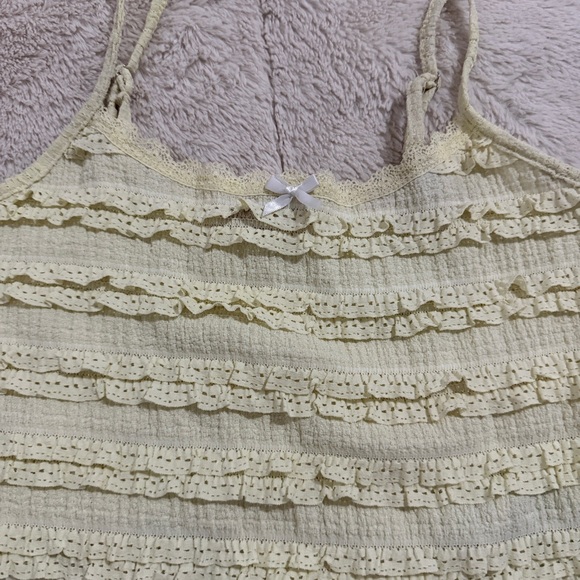 Yellow Ruffle Edikted Tank - Picture 3 of 6